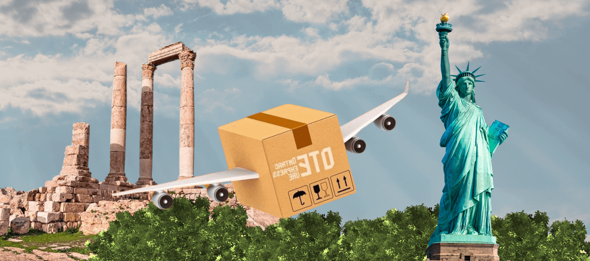 Shipping to Jordan from USA