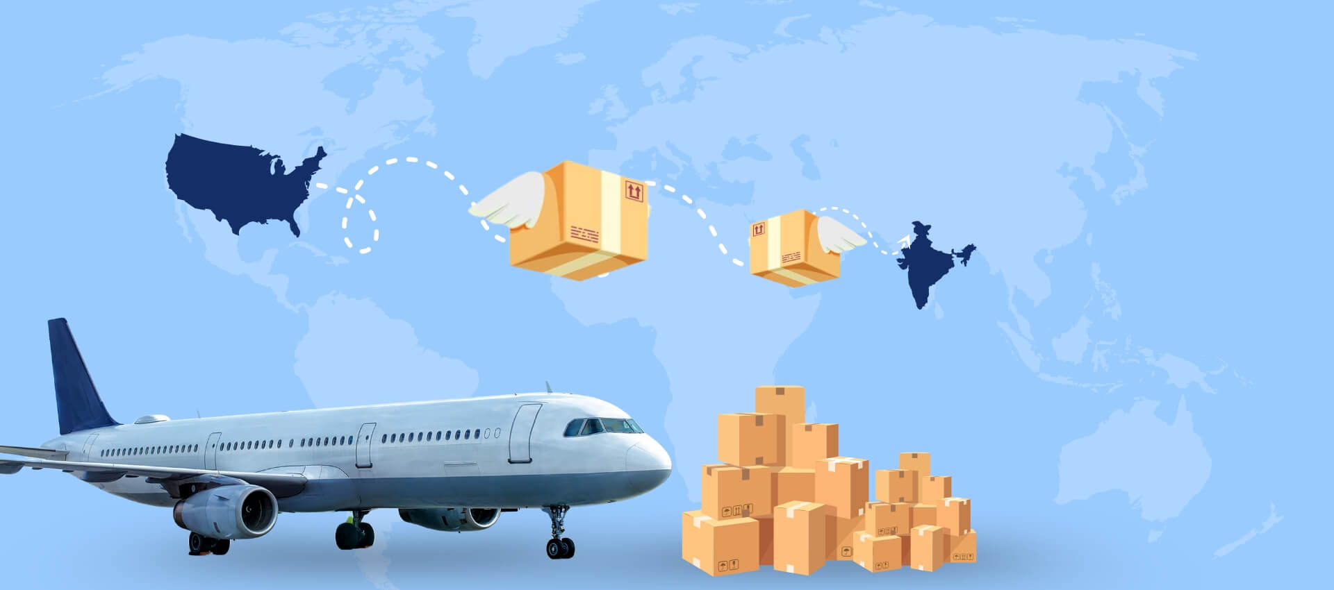 Cheapest Box Shipping to India from USA