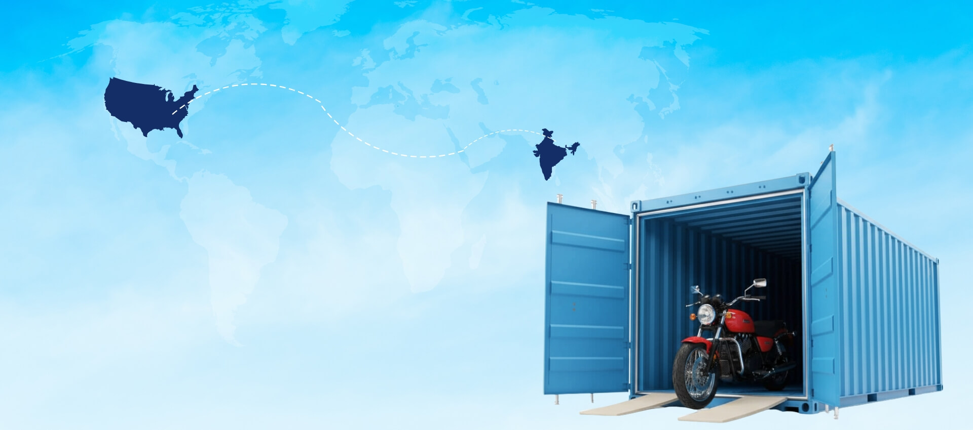 Motor cycle shipping