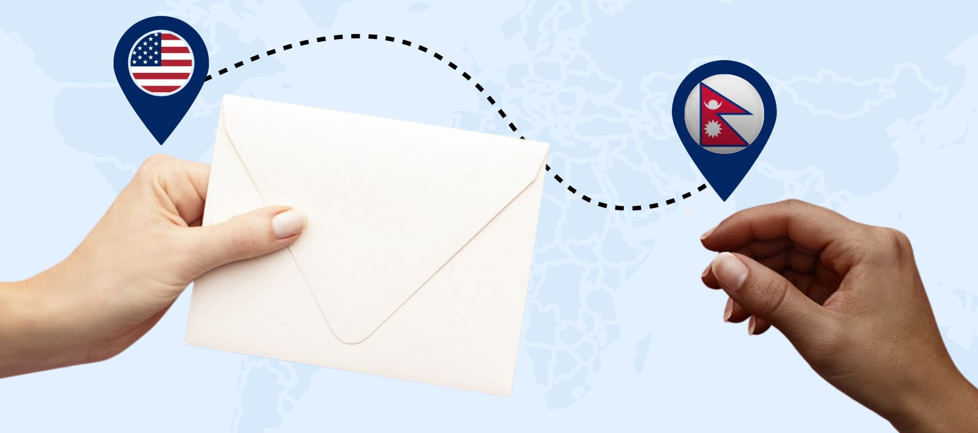 Cheap Envelope Shipping to Nepal from USA