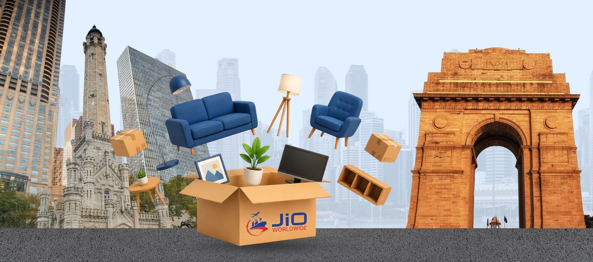 Cheap Moving to Delhi from Chicago