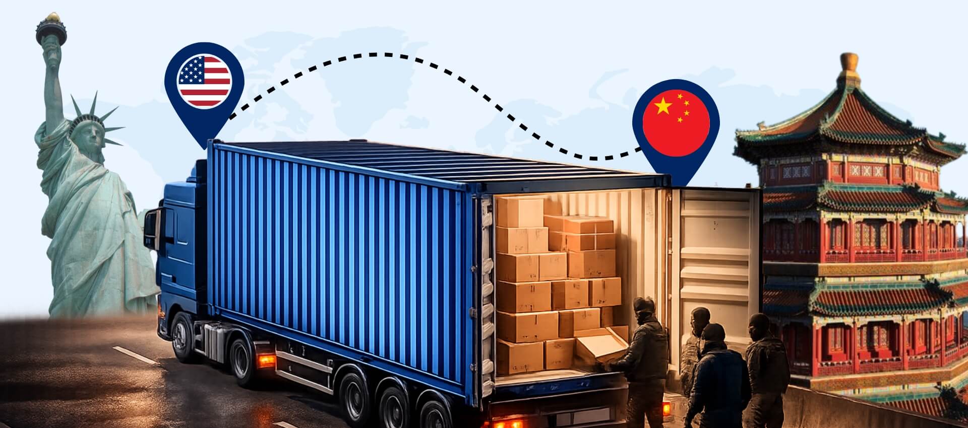 Full Container Load (FCL) Shipping to China from USA